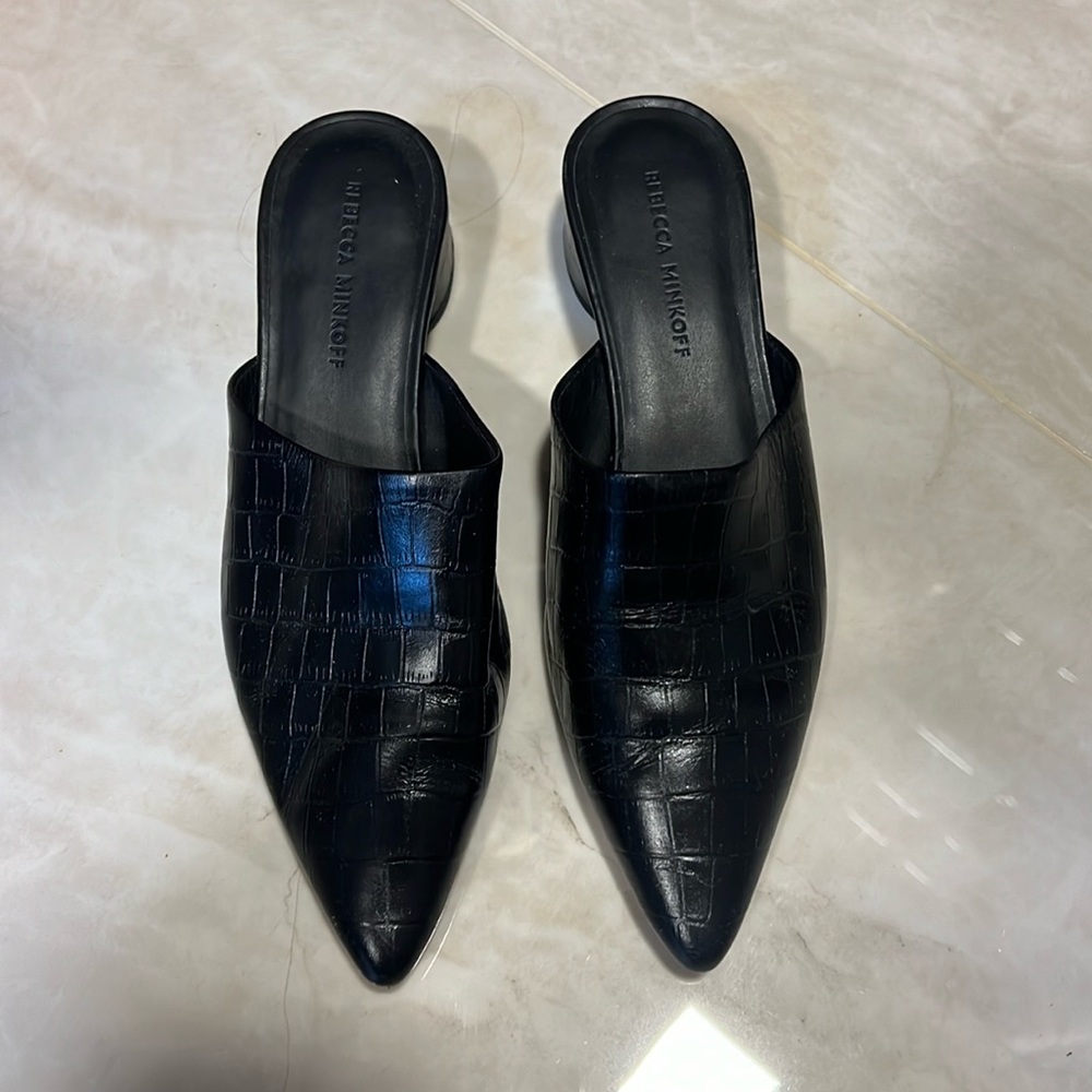 Rebecca Minkoff Black Mules